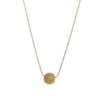 Collana con sfera passante